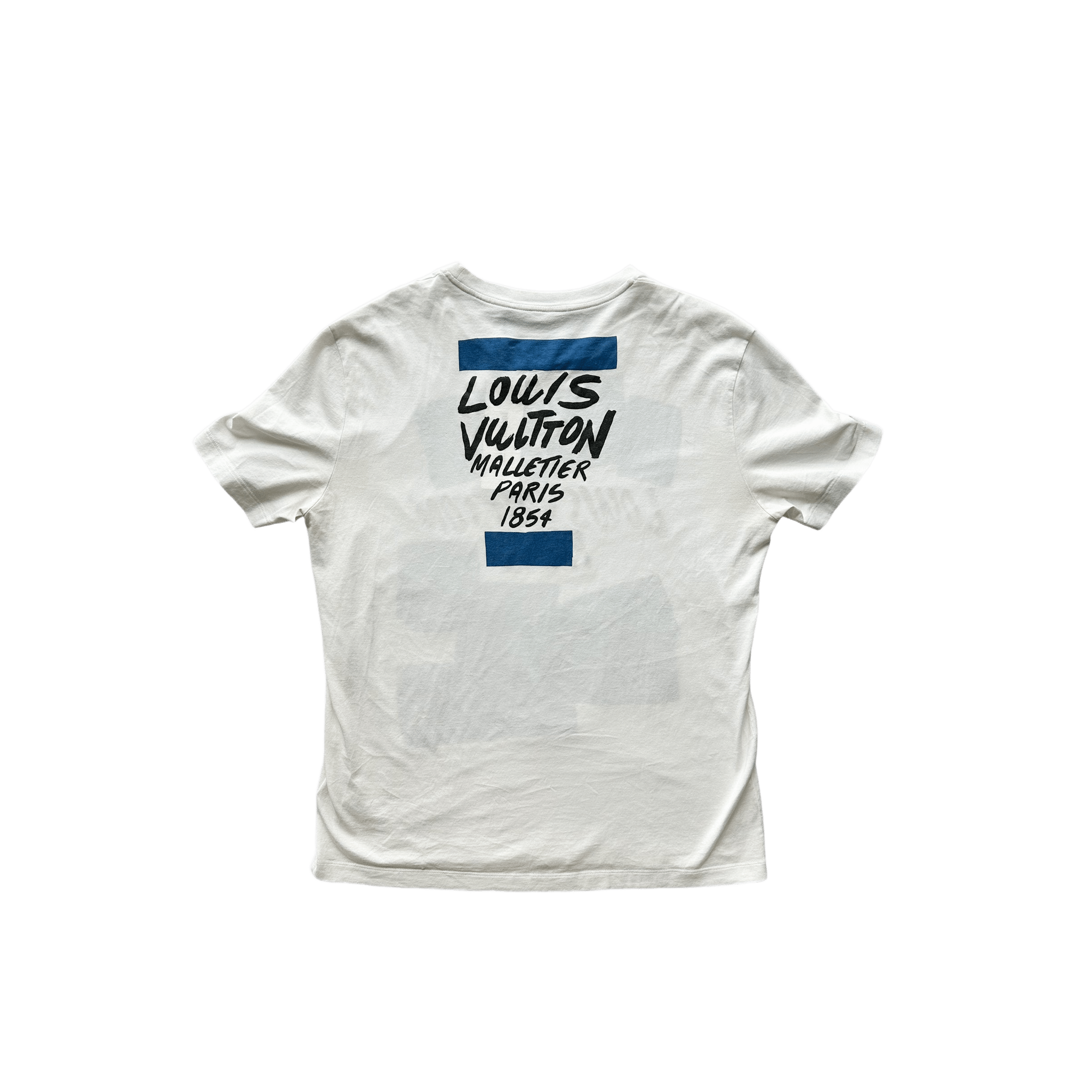 Louis Vuitton White Malletier Paris 1854 Graphic T-Shirt - Morely TrendsLouis Vuitton Type here:)
