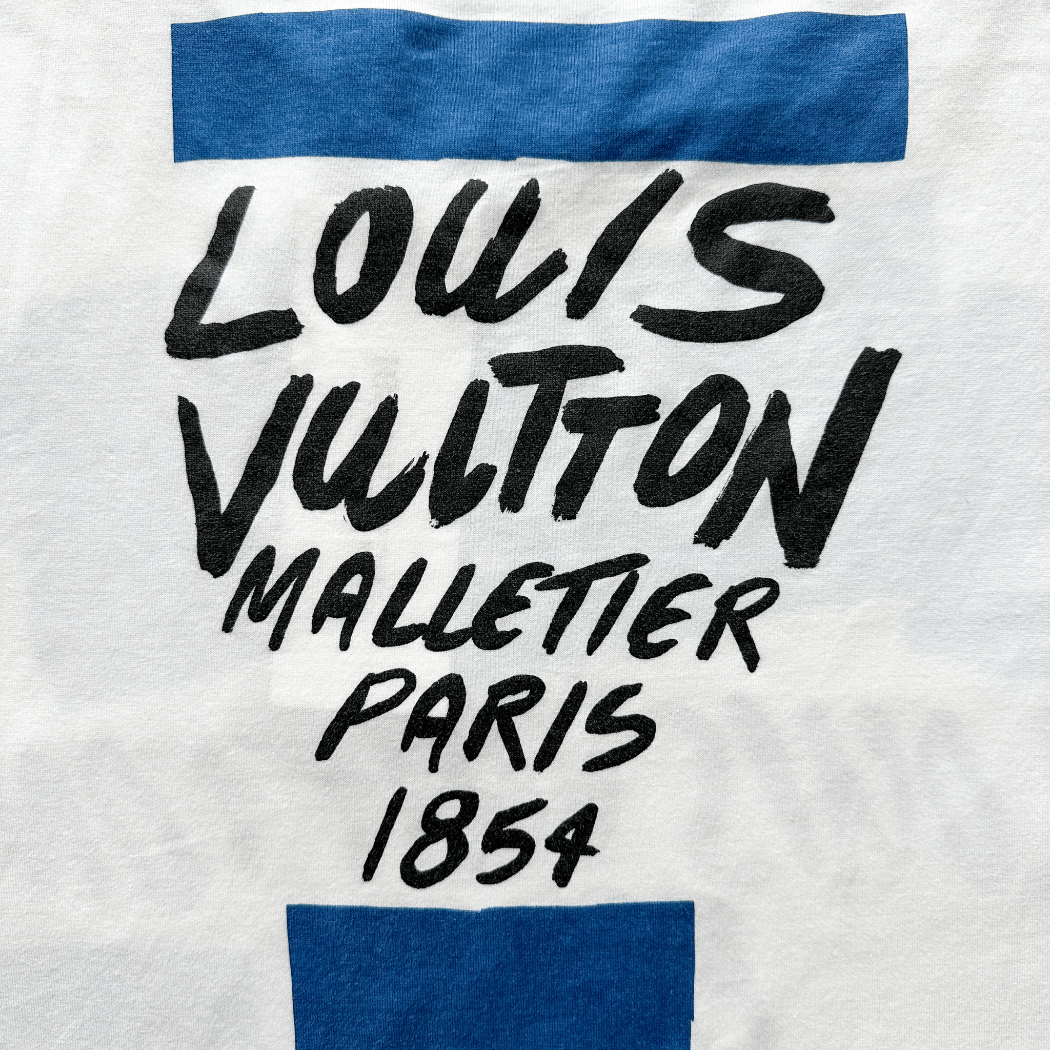 Louis Vuitton White Malletier Paris 1854 Graphic T-Shirt - Morely TrendsLouis Vuitton Type here:)