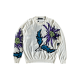 Louis Vuitton White & Multicolor Thistle Knit Sweater - Morely TrendsLouis Vuitton Type here:)