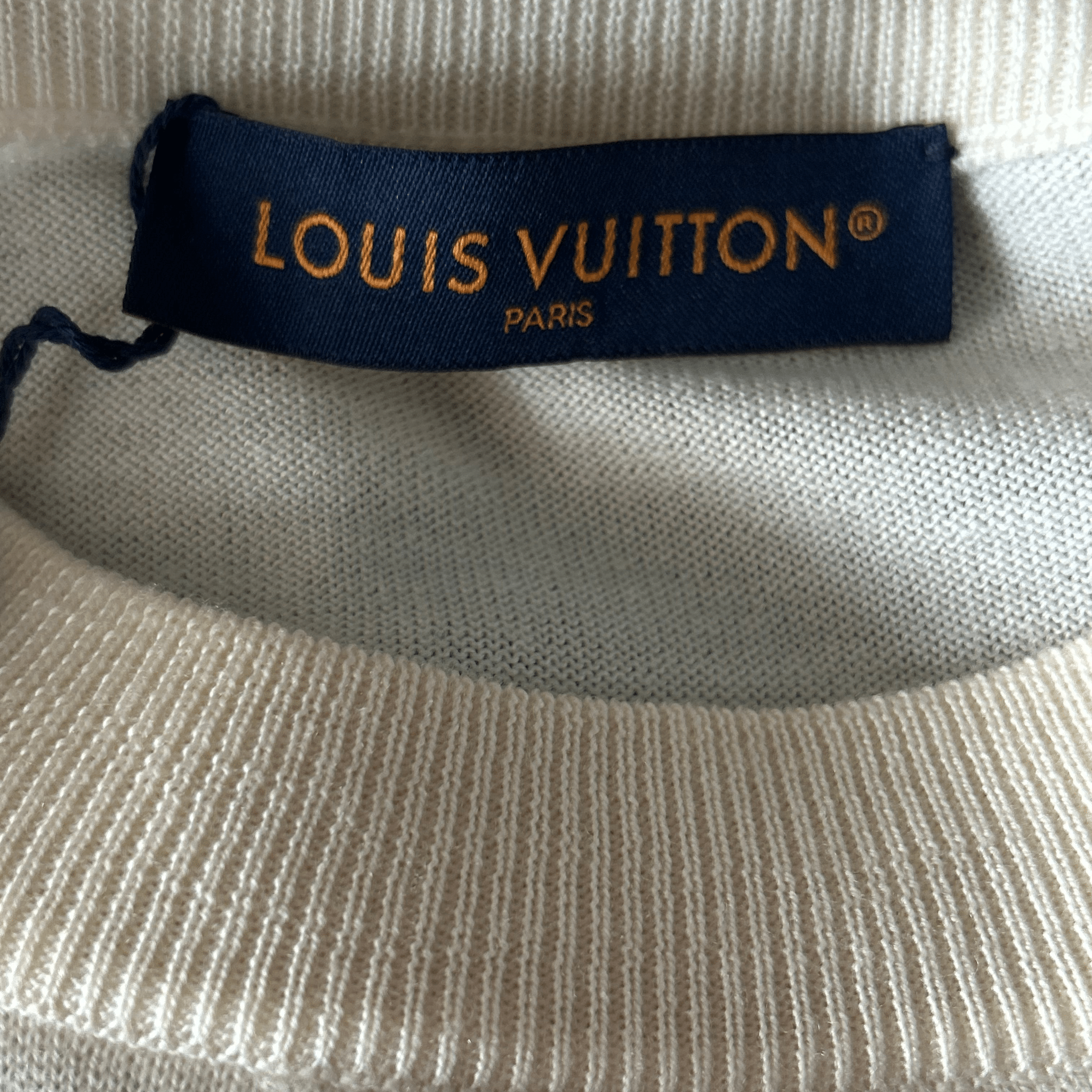 Louis Vuitton White & Multicolor Thistle Knit Sweater - Morely TrendsLouis Vuitton Type here:)