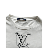 Louis Vuitton White Pendant Logo T-Shirt - Morely TrendsLouis Vuitton Type here:)