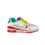 Louis Vuitton White & Red Paris Exclusive Trainer - Morely TrendsLouis Vuitton Type here:)