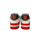 Louis Vuitton White & Red Paris Exclusive Trainer - Morely TrendsLouis Vuitton Type here:)