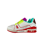 Louis Vuitton White & Red Paris Exclusive Trainer - Morely TrendsLouis Vuitton Type here:)