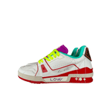 Louis Vuitton White & Red Paris Exclusive Trainer - Morely TrendsLouis Vuitton Type here:)