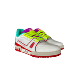 Louis Vuitton White & Red Paris Exclusive Trainer - Morely TrendsLouis Vuitton Type here:)