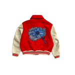 Louis Vuitton Yayoi Kusama Red & White Varsity Jacket - Morely TrendsLouis Vuitton Type here:)