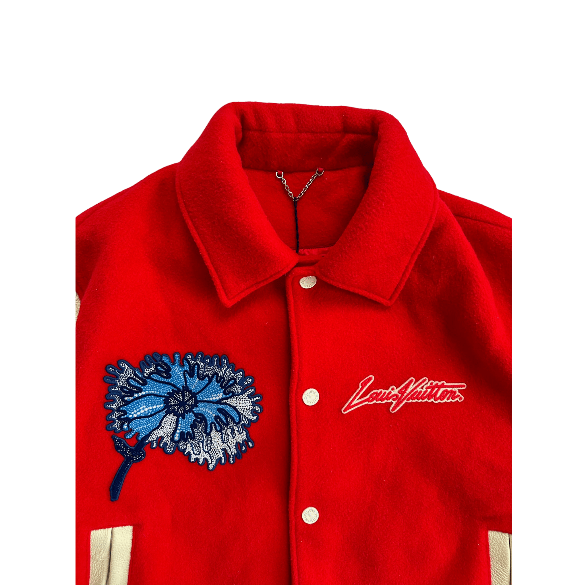 Louis Vuitton Yayoi Kusama Red & White Varsity Jacket - Morely TrendsLouis Vuitton Type here:)