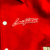 Louis Vuitton Yayoi Kusama Red & White Varsity Jacket - Morely TrendsLouis Vuitton Type here:)