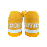 Louis Vuitton Yellow & White Denim Monogram Mesh Trainers - Morely TrendsLouis Vuitton Type here:)