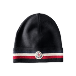 Moncler Black & Tri - Color Logo Beanie - Morely TrendsMoncler Type here:)
