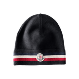 Moncler Black & Tri - Color Logo Beanie - Morely TrendsMoncler Type here:)