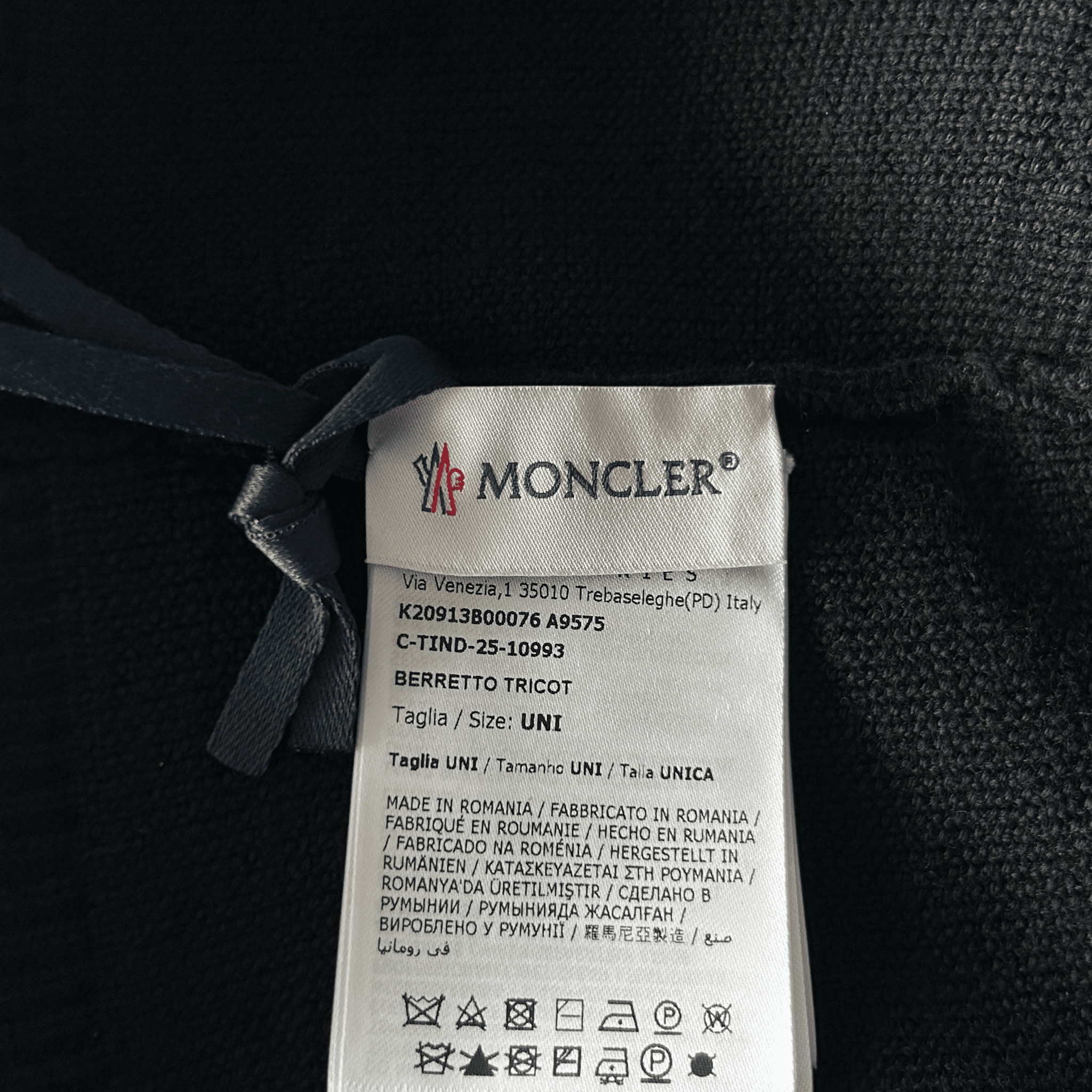 Moncler Black & Tri - Color Logo Beanie - Morely TrendsMoncler Type here:)