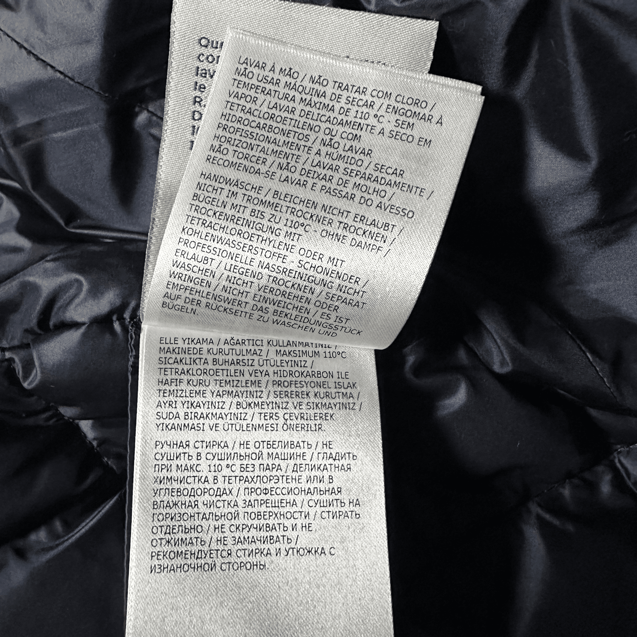 Moncler Navy Algeiba Quilted Bomber Jacket - Morely TrendsMoncler Type here:)