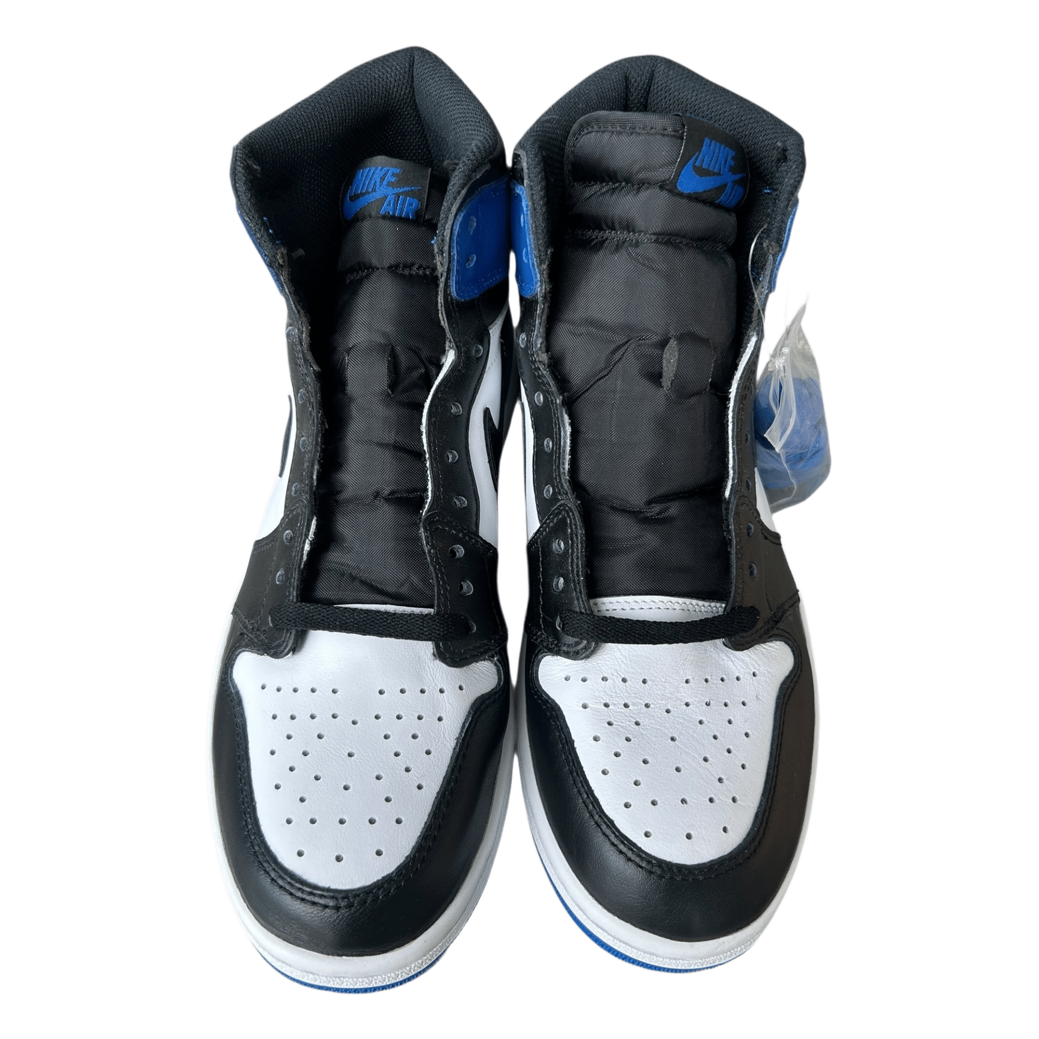 Nike Fragment Blue & White Air Jordan 1 High Top Sneakers - Morely TrendsNike Type here:)