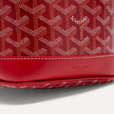 Goyard Petit Flot Bucket Bag Red