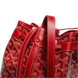 Goyard Petit Flot Bucket Bag Red