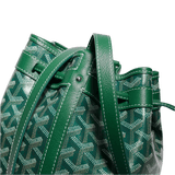 Goyard Petit Flot Bucket Bag Green