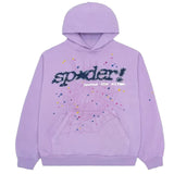 Sp5der Acai Purple  Hoodie
