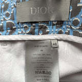 Dior Black & Blue Oblique Bermuda Shorts