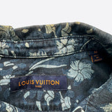 Louis Vuitton Navy Floral Button Up Shirt