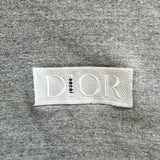 Dior Sacai Grey Embroidered Patch Sweater