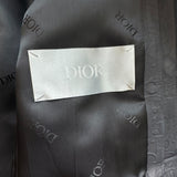 Dior Navy Oblique Leather Bomber Jacket