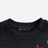 Louis Vuitton Black & Multicolor Gradient Embroidered Monogram Sweater