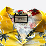 Gucci Yellow My Body Hawaiin Button Up Shirt