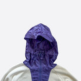 Dior White & Purple Oblique Hoodie Anorak