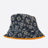 Louis Vuitton Navy & White 1854 Monogram Bucket Hat