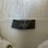 Dior White Oblique Towel Hoodie