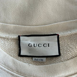 Gucci Cream Bootleg Common Sense Logo Sweater