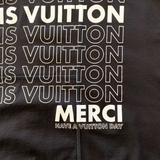 Louis Vuitton Navy Merci Have A Vuitton Day Oversized Shirt