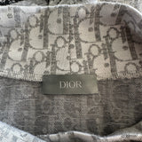 Dior Daniel Arsham Grey Oblique Longsleeve Mockneck T-Shirt