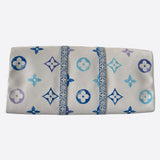 Louis Vuitton White & Blue Watercolor Monogram By The Pool Keepall 50 - Morely TrendsLouis Vuitton Type here:)