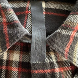 Chrome Hearts Black Plaid Flannel Jacket