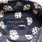 Louis Vuitton Dice Monogram Silk Button Up Shirt