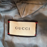 Gucci Navy Mini Logos Embroidered Jacket