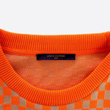 Louis Vuitton Orange Damier Sweater