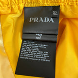 Prada Yellow & Black Striped Trackpants