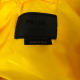 Prada Yellow Logo Padded Windbreaker