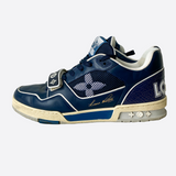 Louis Vuitton New York City Exclusive Navy Mesh Trainers