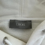 Dior White CD Icon Embroidered Logo Hoodie