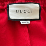 Gucci Red & Beige GG Monogram Trackpants