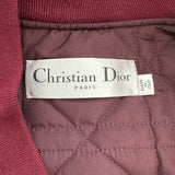 Dior Beige & Burgundy Oblique Bomber Jacket