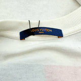 Louis Vuitton White Barcode Logo Tee