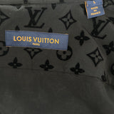 Louis Vuitton Grey & Black Tuffetage Monogram Button Up Shirt