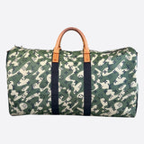 Louis Vuitton Takashi Murakami Camo Monogram Keepall 55