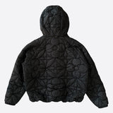 Louis Vuitton Black Flower Monogram Reversible Puffer Jacket